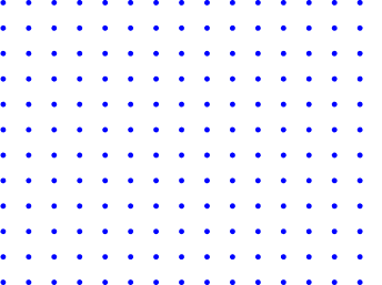 Patrón decorativo de puntos